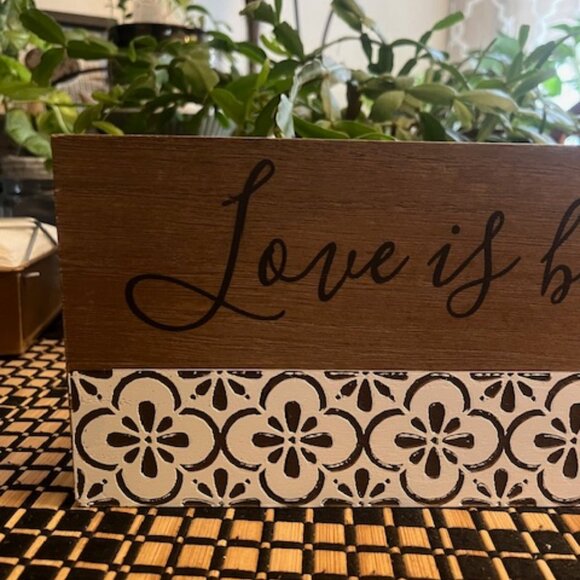 4/$12~Love Is Brewing Wall Hanging - Picture 3 of 9